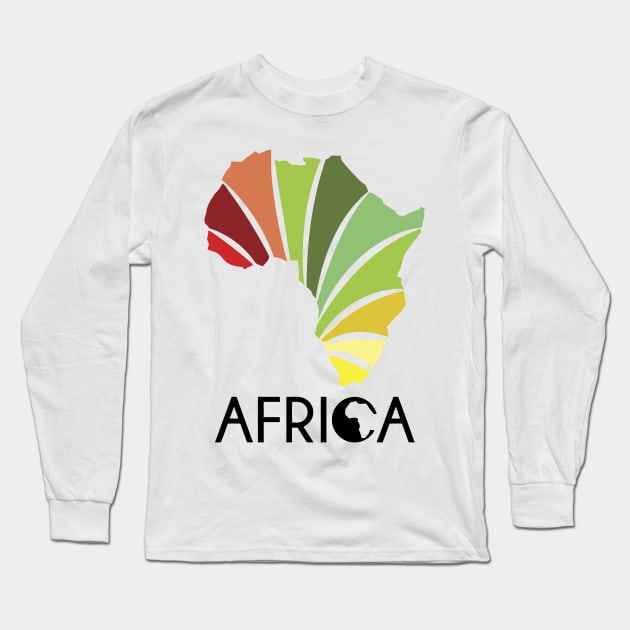 AFRICA Long Sleeve T-Shirt by ReignGFX